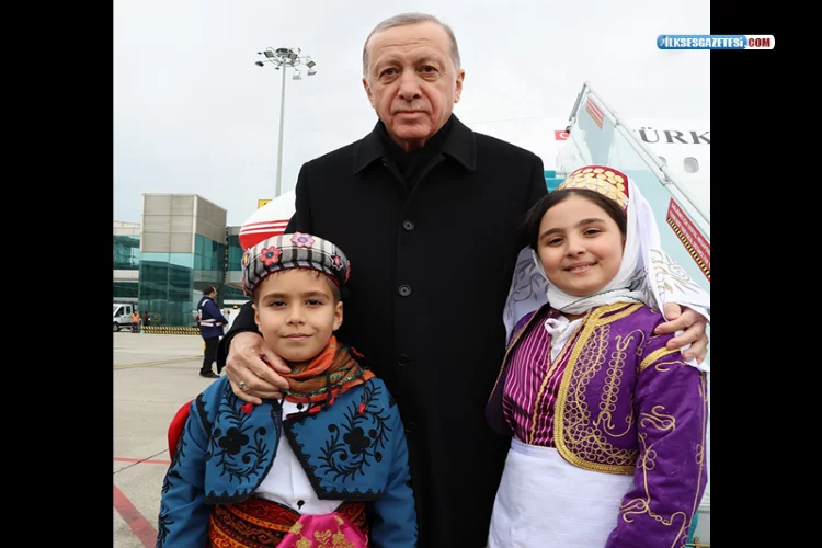 Cumhurbaşkanı Recep Tayyip Erdoğan, İzmir'e geldi