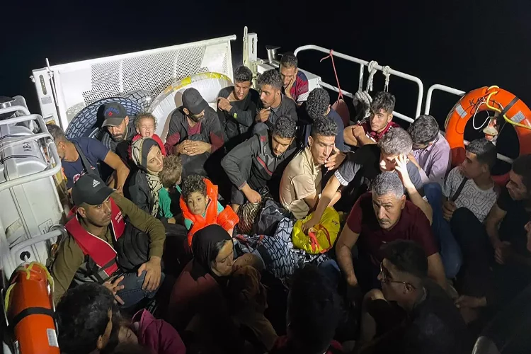 Kaçmaya çalışan göçmenler Datça'da yakalandı