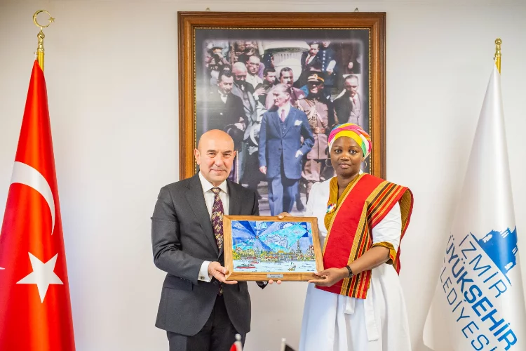 Uganda Ankara Büyükelçisi Başkan Soyer’i ziyaret etti
