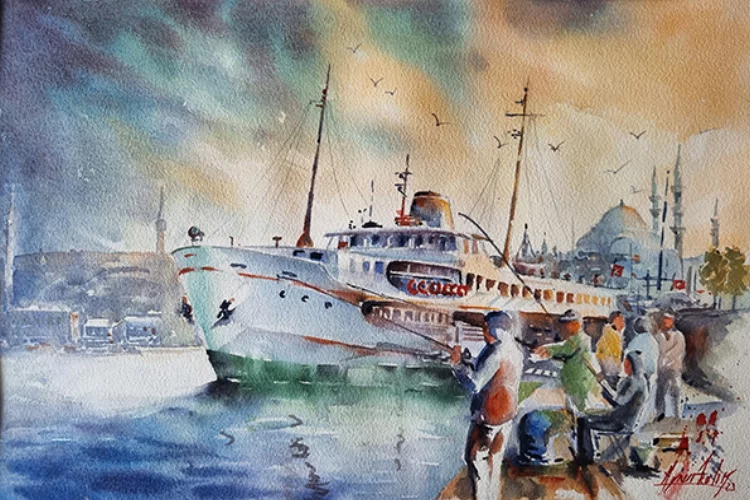 Işığı arayan ressam’dan İzmir Sergisi
