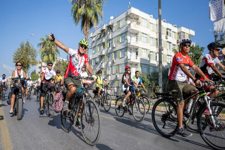 Mersin'de 2. Kleopatra Bisiklet Festivali devam ediyor