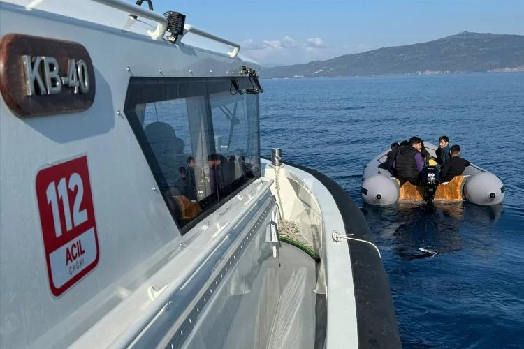 İzmir haber: Dikili'de 47 düzensiz göçmen kurtarıldı