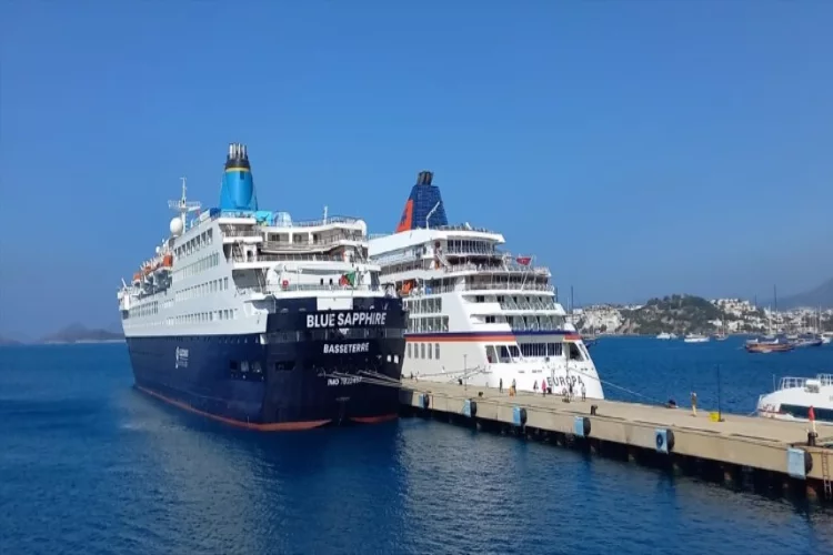 Bodrum kruvaziyer gemiyle 343 turist ağırladı
