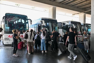 Otobüs terminalinde bayram hareketliliği erken başladı