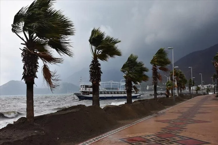 Akdeniz'in iç kesimleri için fırtına uyarısı