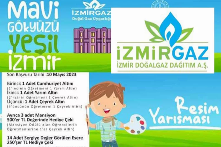 İzmirgaz'ın resim yarışmasını kazananlar ödüllerine kavuştu
