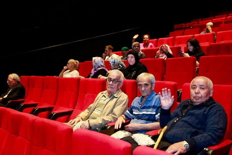 Ankara'da huzurevi sakinleri için sinema etkinliği