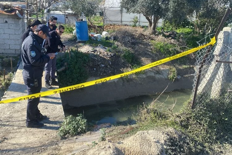 Antalya’da korkunç olay: Sulama kanalında bulundu