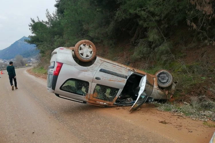 Bilecik Osmaneli'de trafik kazası: 1 yaralı