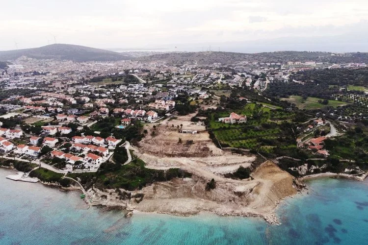 İzmir haber: Çeşme Ayayorgi Koyu’nda kaçak inşaat