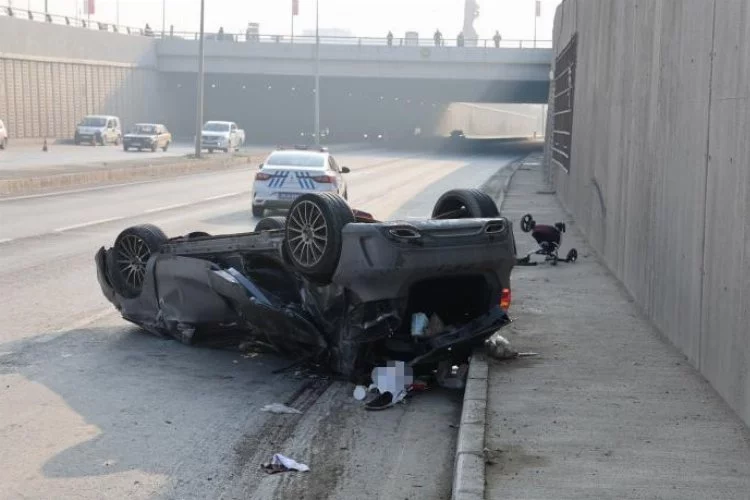 Kahramanmaraş’ta feci kaza! Otomobil takla attı: 1 ölü, 1 yaralı