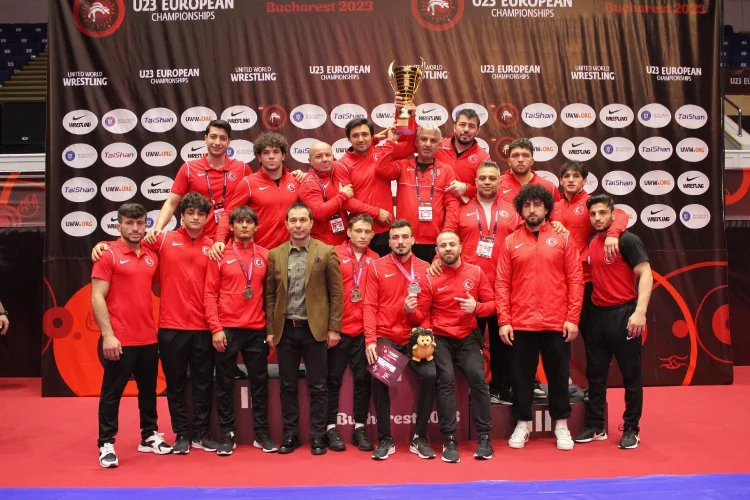 U23 Grekoromen Güreş Milli Takımı Avrupa şampiyonu oldu