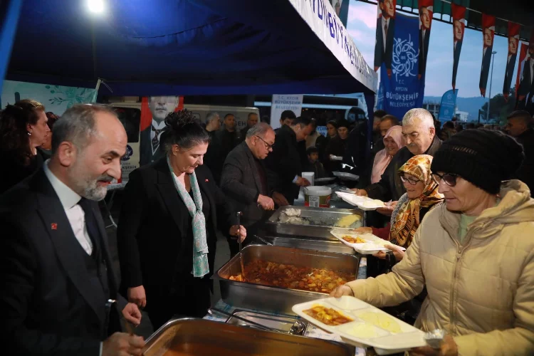 Aydın'da iftar programı devam ediyor