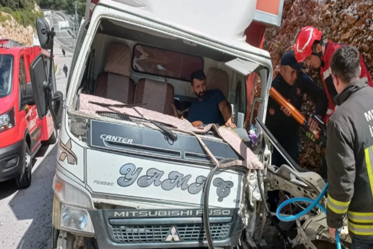 Muğla'da kamyon kazası