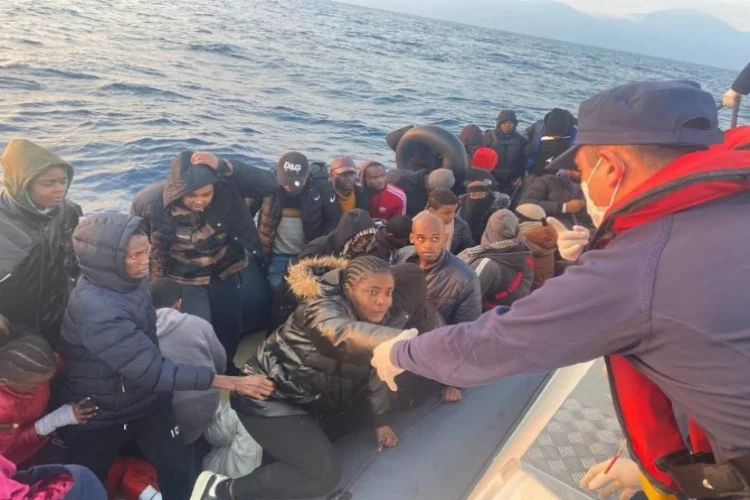 Aydın’da düzensiz göçmenler kurtarıldı