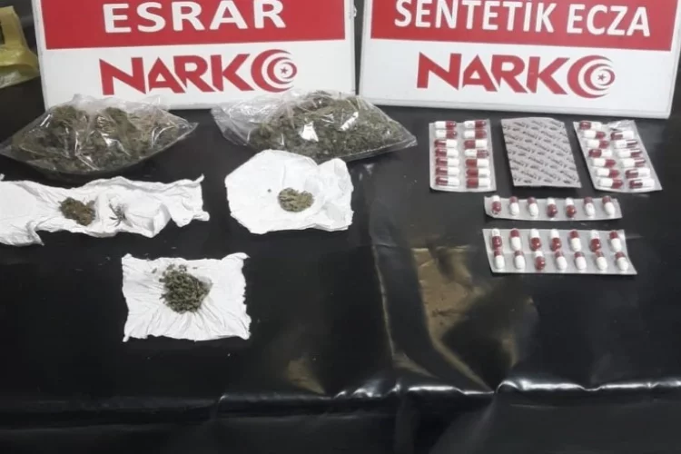 Denizli'de uyuşturucu operasyonunda 8 tutuklama