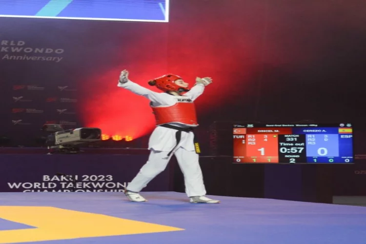 Merve Dinçel, Dünya Tekvando Şampiyonası’nda finalde