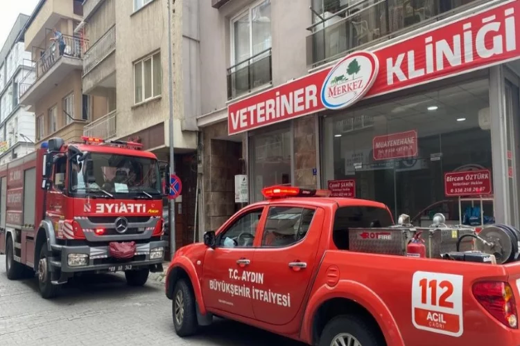 Aydın'da ocaktaki yemek neredeyse evi yakıyordu