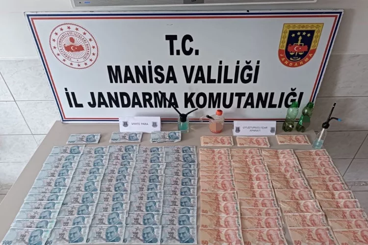 Manisa'da sahte banknotlar ele geçirildi