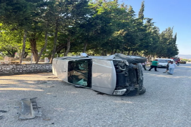Aydın'da kaza: İki araç çarpıştı