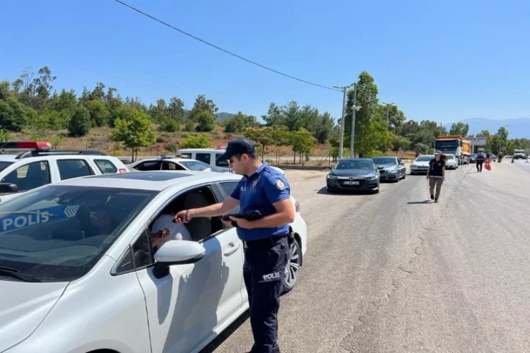 Fethiye’de bayram öncesi trafik tedbirleri artırıldı