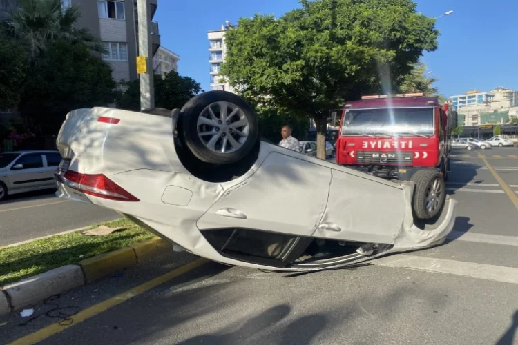 Aydın'da kaza: İki otomobil çarpıştı
