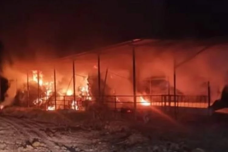 Aydın'da maddi hasarlı yangın