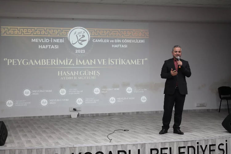 Aydın'da Mescid-i Nebi Konferansı düzenlendi