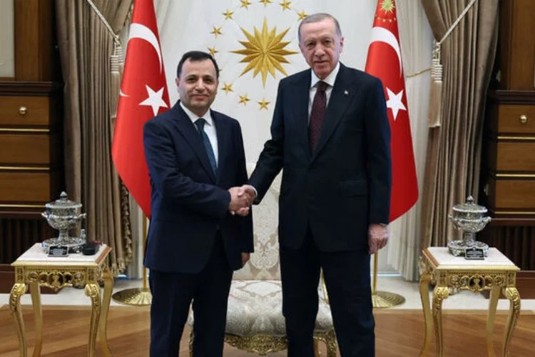  AYM Başkanı Cumhurbaşkanı Erdoğan’ı ziyaret etti