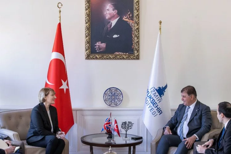 Başkan Tugay Birleşik Krallık Türkiye Büyükelçisi’ni ağırladı