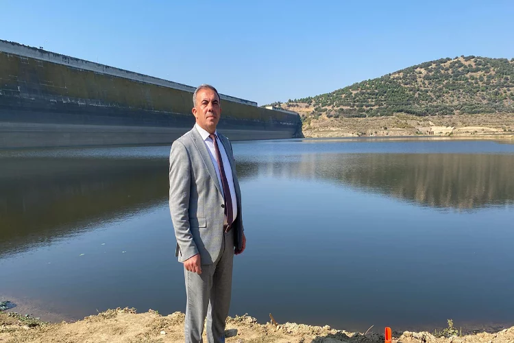 Beydağ Barajı'nda su seviyesi düştü