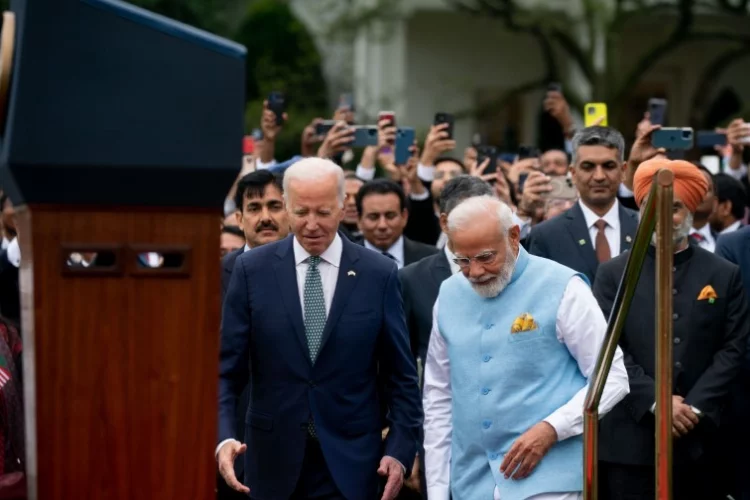 ABD Başkanı Biden, Modi'yi Beyaz Saray'da ağırladı