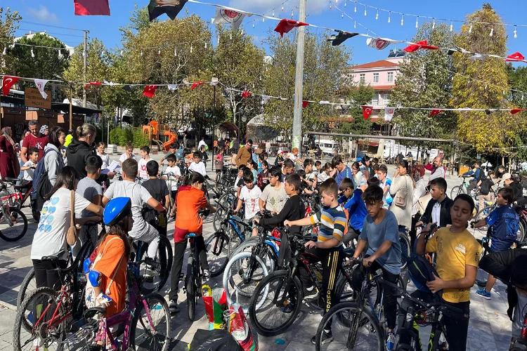 Çanakkale’de bisiklet turu etkinliği