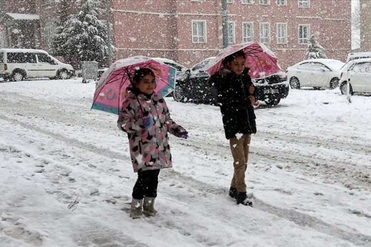 Bitlis'te yoğun kar nedeniyle eğitime ara verildi