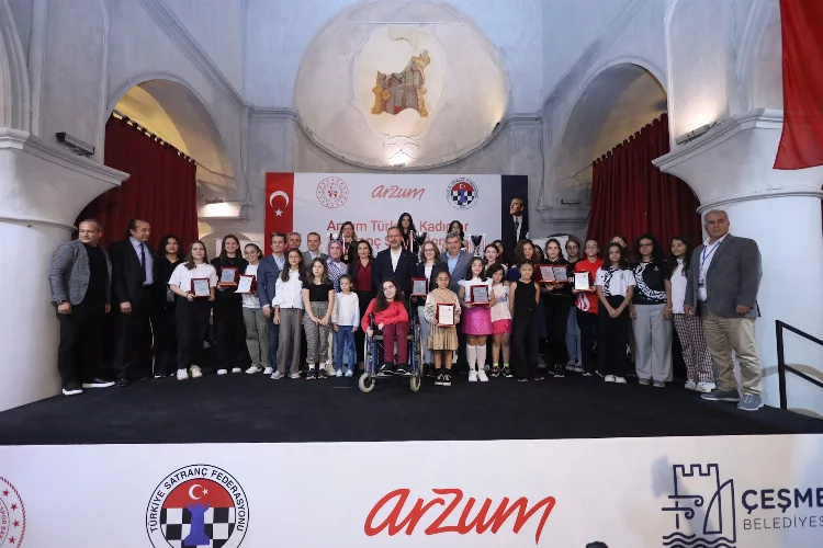 Çeşme'deki Arzum Türkiye Kadınlar Satranç Şampiyonası'nda sona gelindi