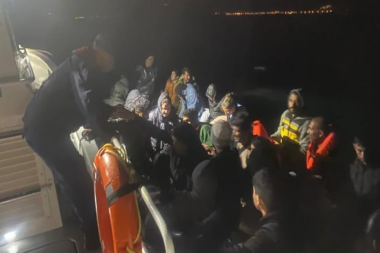 Çanakkale’de 41 kaçak göçmen yakalandı