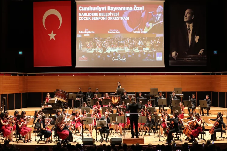 Narlıdere Çocuk Senfoni Orkestrası'ndan 100.Yılı özel konseri