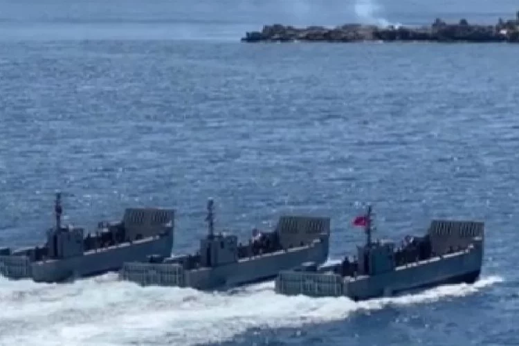 Deniz Kuvvetleri Komutanlığı, Doğu Akdeniz'de heyecan verici tatbikatı başlattı