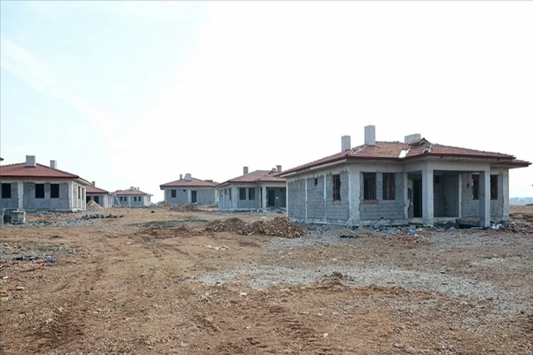 Malatya'daki depremzedelerin köy evleri inşa ediliyor