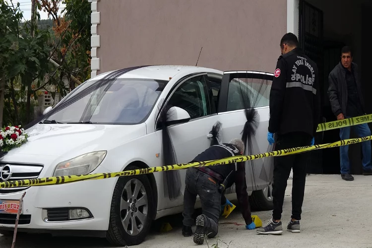 Burdur'da damat gelin arabasının şoförünü vurdu