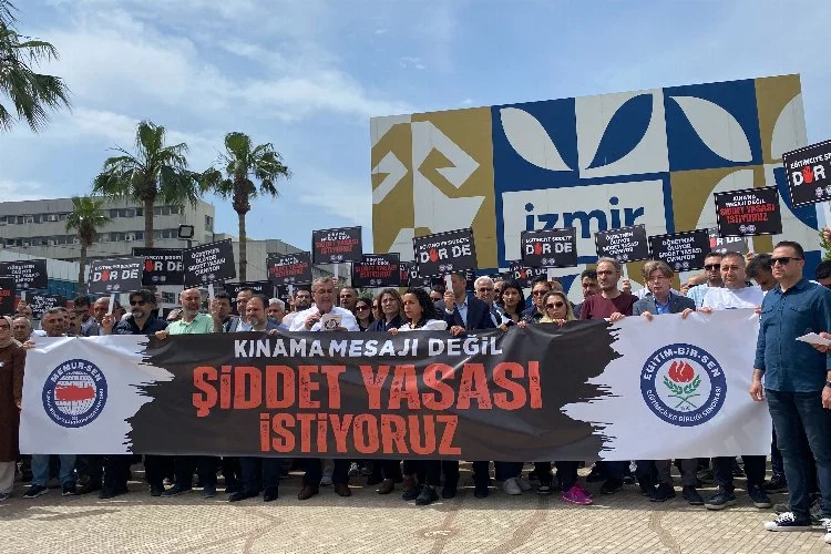 Eğitimcilerin isyanı İzmir'de yankılandı