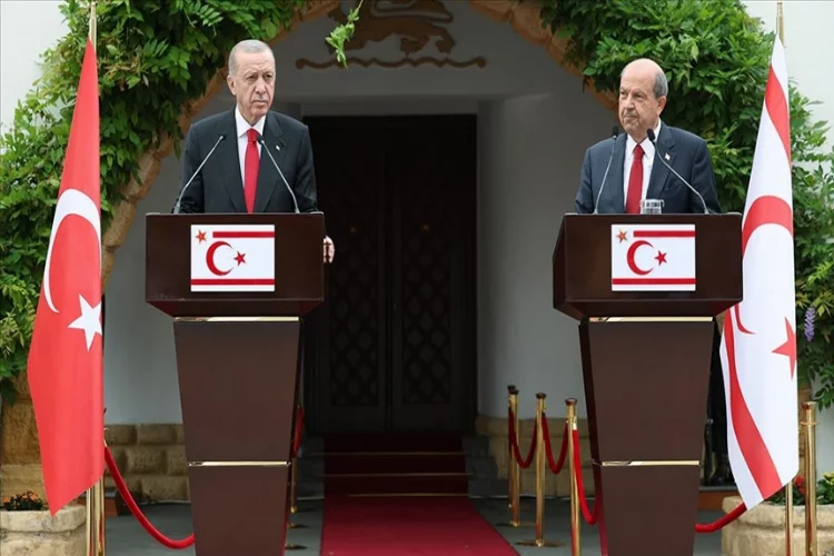 Cumhurbaşkanı Erdoğan ve Tatar’dan ortak basın toplantısı