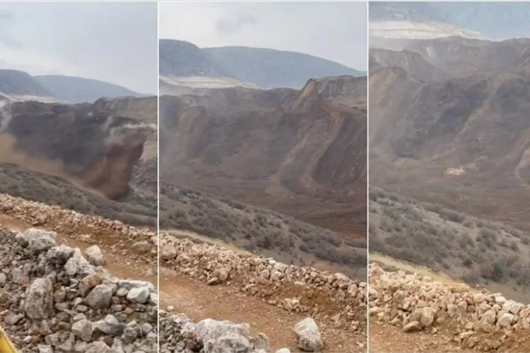 Erzincan'da toprak kayması: Toprak altında kalanlar var!