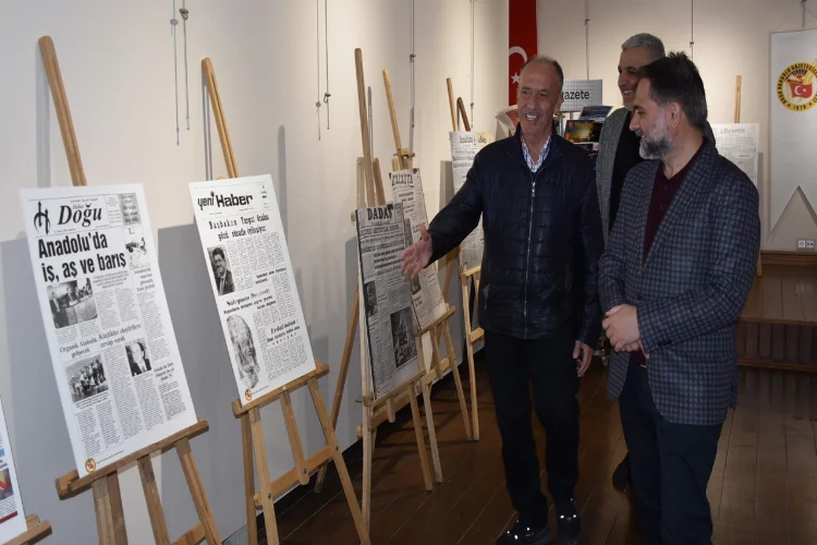 Erzurum'da 100 yıl 100 gazete sergisi