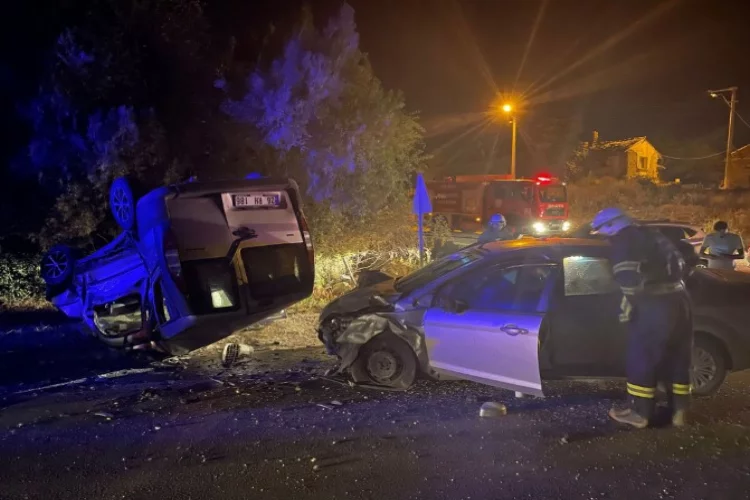 Eskişehir’de kaza! İki araç çarpıştı
