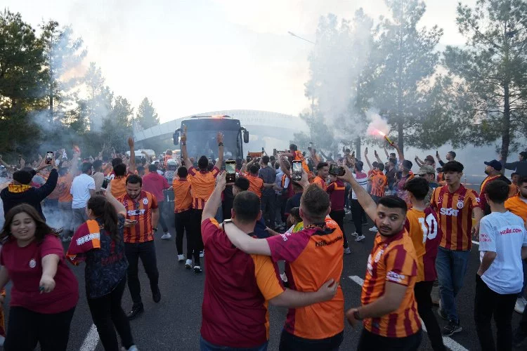 Galatasaray Süper Kupa maçı için Şanlıurfa'da