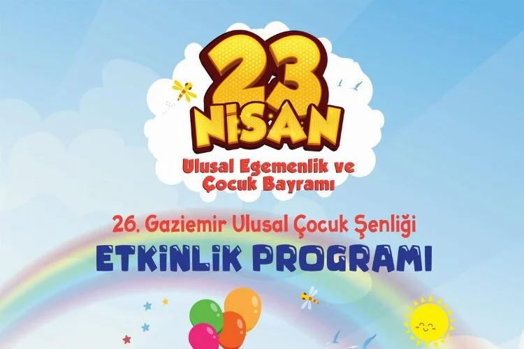 Gaziemir’de 26. Gaziemir Ulusal Çocuk Şenliği zamanı