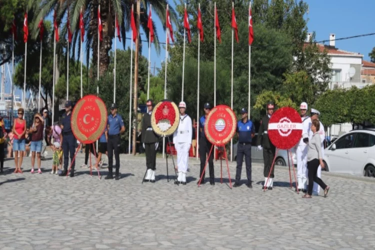 Gaziler Günü Foça'da Tören ve Etkinliklerle kutlandı