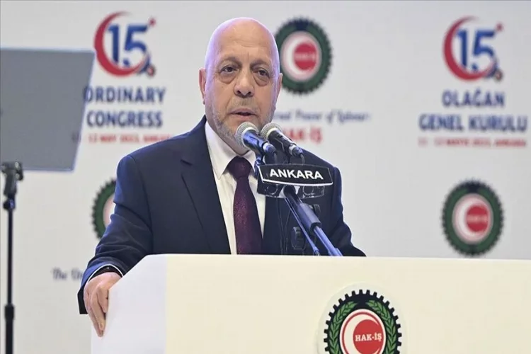 Mahmut Arslan, yeniden HAK-İŞ Genel Başkanı seçildi