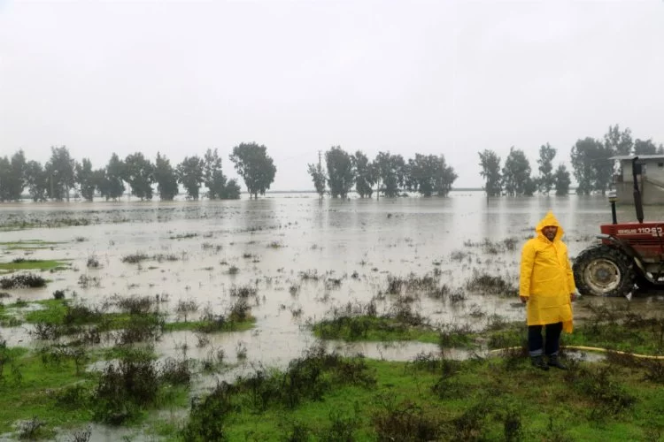 Hatay’da aşırı yağışlar Amik Ovası'nı sulara gömdü